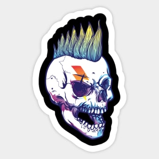 Halloween Skull Sticker